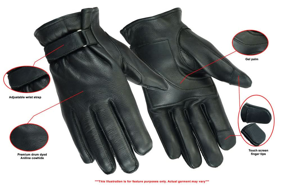 Classic Water Resistant Motorcycle Gloves