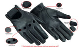 Deerskin Unlined Driving Motorcycle Gloves