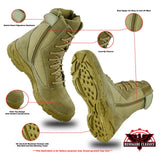 Desert Sand Tactical Motorcycle Boots
