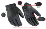Premium Short Cruiser Motorcycle Gloves