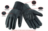 Cold Weather Insulated Motorcycle Gloves
