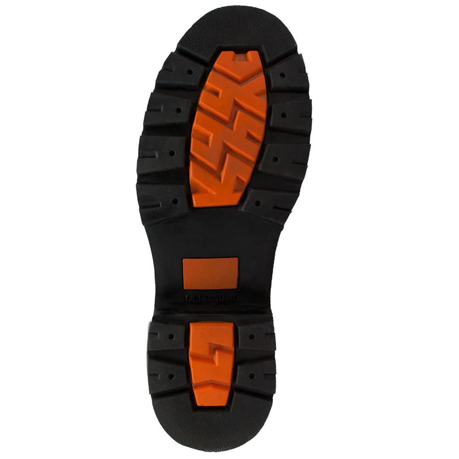Commandsole 6" Black Biker Leather Boot