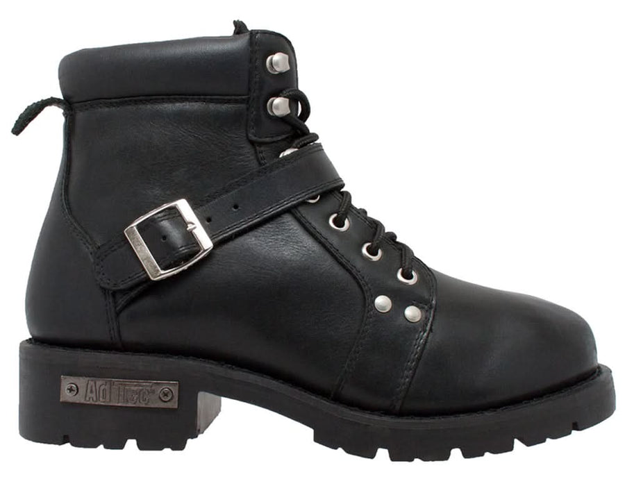 Edgewalker Men's 6"  Black Motorcycle Boots