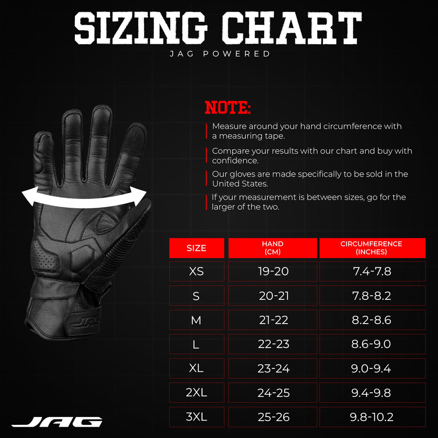 Olympus Touring Leather Gloves