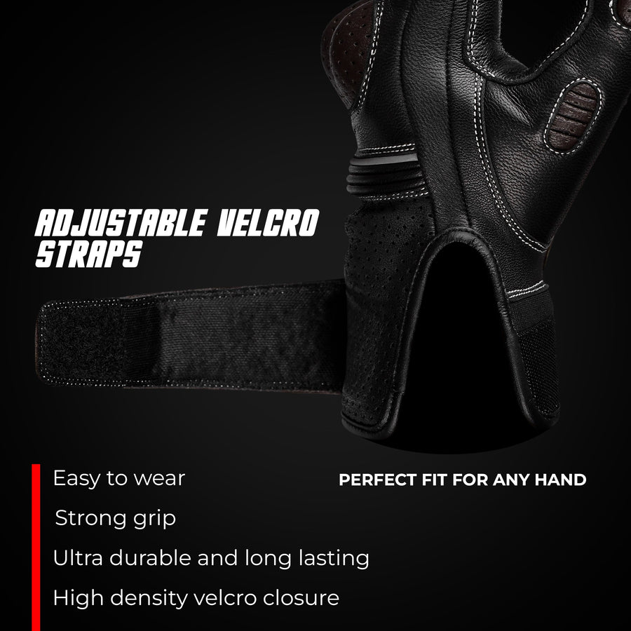 Ninja Leather Riding Gloves