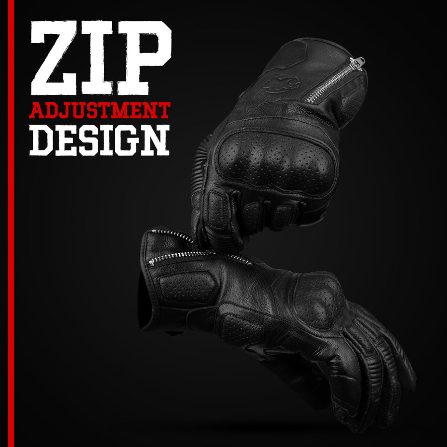 Olympus Touring Leather Gloves
